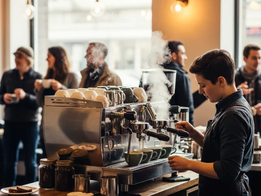 Vì Sao Quán Đông Khách Nên Dùng Máy Pha Cà Phê 2 Group?